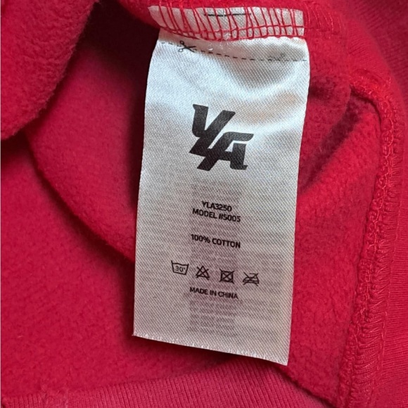 YoungLA Pink Vintage Wash Hoodie - Men's size XL - Picture 6 of 12